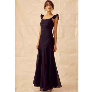 Keepsake the Label Trouble Gown, Navy, Small, NWT